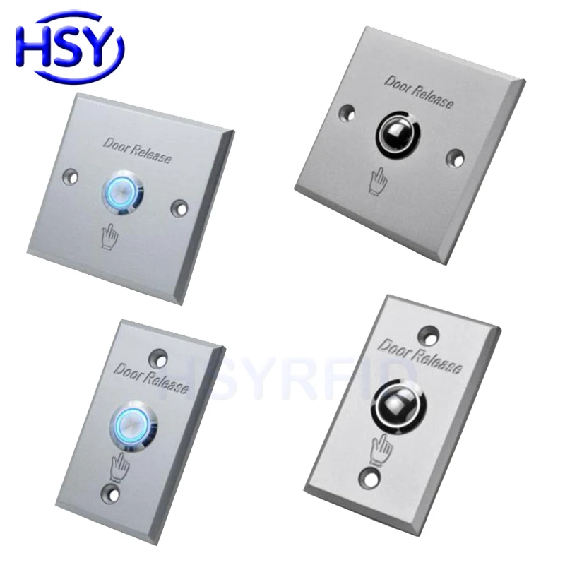 

Aluminum Door Release Exit Button Sensor Switch Gate Door Access Controller Push Buttons