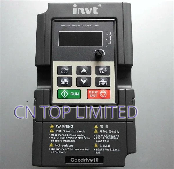 

1 phase 230V 1.5KW 15.7A Input GD10-1R5G-S2-B INVT inverter VFD frequency AC drive NEW