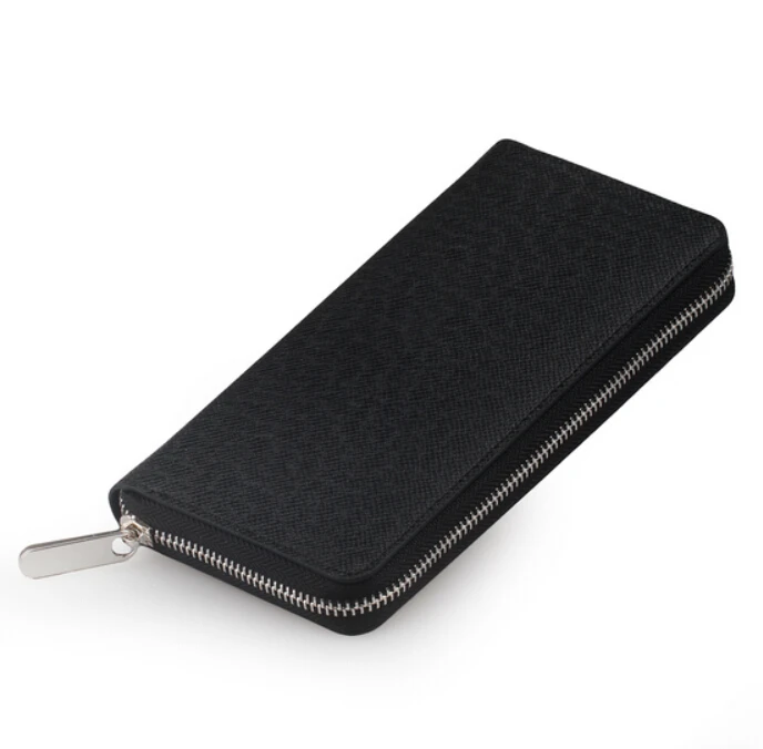 Men Wallet Genuine Leather Dull Polish Purse Fashion Casual Long Business Male Clutch Wallets Carteira Masculina Billeteras