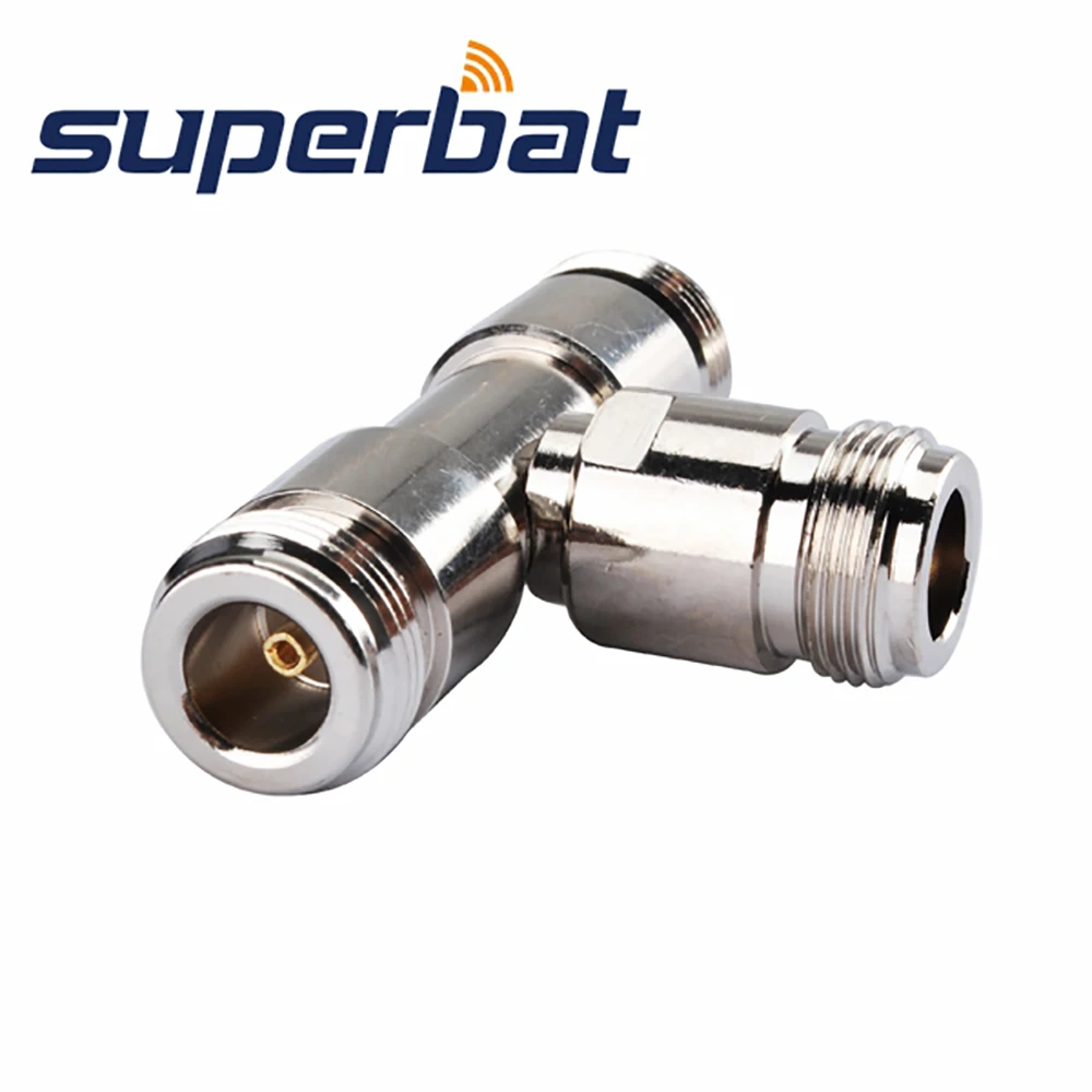 Superbat N адаптер Jack к 2 Femake 3 way T Type Long Version RF коаксиальные разъемы | Мобильные телефоны