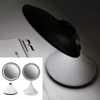 

Desktop Mirror With USB Line and Manual New Design Simple LED Table Lamp Makeup Mirror for Cosmetic Tool For Girl Gift