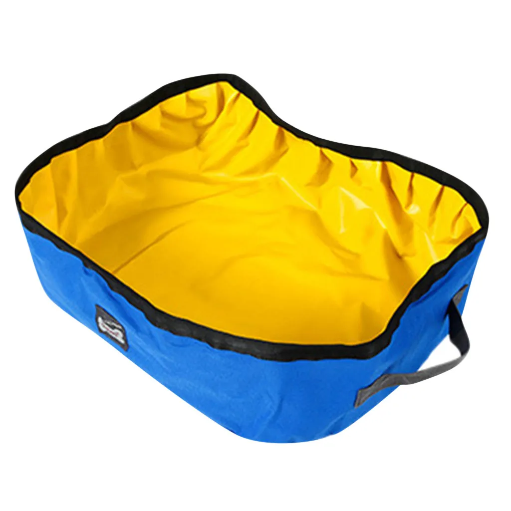 

Transer Multicolor 1PC Foldable Cat Litter Oxford Box Portable Travel Pet Litter Pan Outdoor Cat Box 18 Dec26