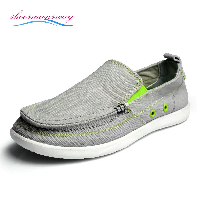 New Summer Classic Slip On Canvas Flat Men Shoes Fashion Size 39 to 44