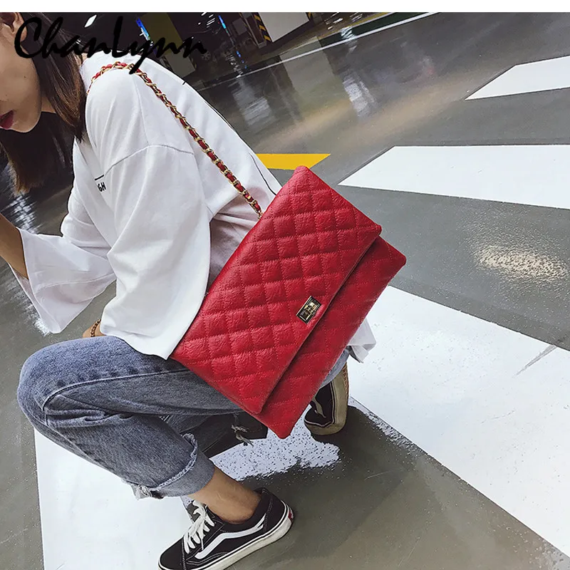 

Bags for Women 2018 Luxury Handbags Women Bags Designer Quilted Chain Messenger Bag Female Shoulder Bags Bolsa Feminina