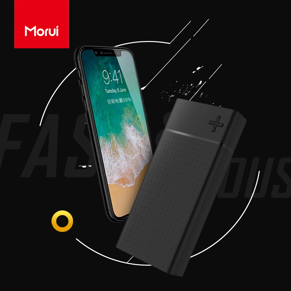 MORUI 20000mAh Power Bank SN20 Pro Quick Charge 3.0 External Battery USB QC3.0 + 18W Type C PD3.0 Ports Fast Charging Powerbank MORUI 20000mAh Power Bank SN20 Pro Quick Charge 3.0 External Battery USB QC3.0 + 18W Type C PD3.0 Ports Fast Charging Powerbank