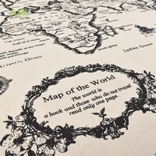 Chainho карта мира печатных хлопок льняная ткань для квилтинга/DIY шитья/диван скатерти/мебель покрытие ткани/подушки Материал