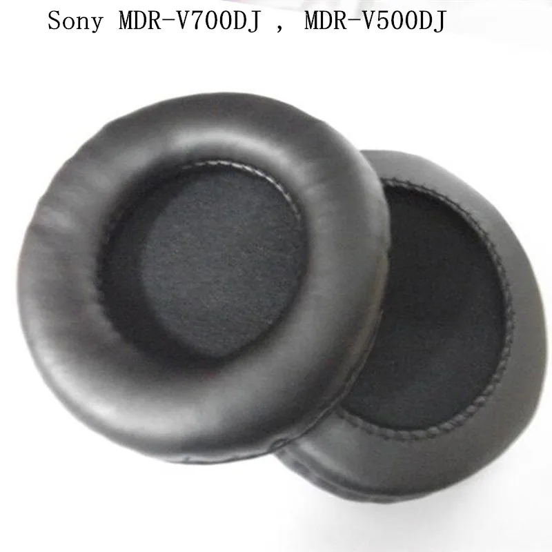 

Linhuipad 90mm PU Leather Ear Cushions headset Sponge Ear Pads Ear Covers 9cm for MDR V-700DJ V500DJ 2000PCS/lot
