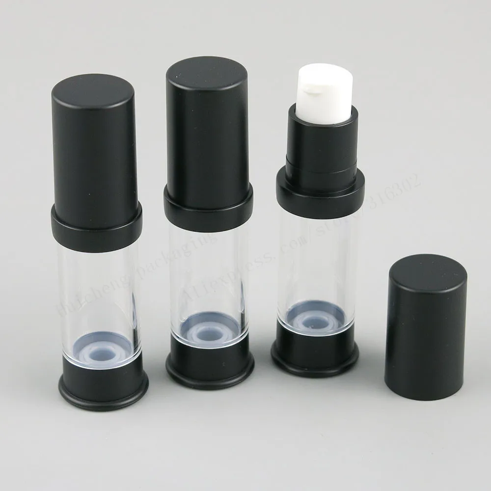 500 x 7ML Travel Refillable Cosmetic Airless Bottles Plastic Treatment