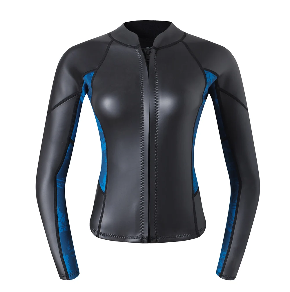 Dive & SAIL women's 2 mm Wetsuit Jacket Top Long Sleeve Neoprene