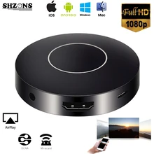 Wifi Display Receiver PC Android Media Player for Android IOS AnyCast Wireless DLNA Airplay Dongle TV Stick Push Chrome cast