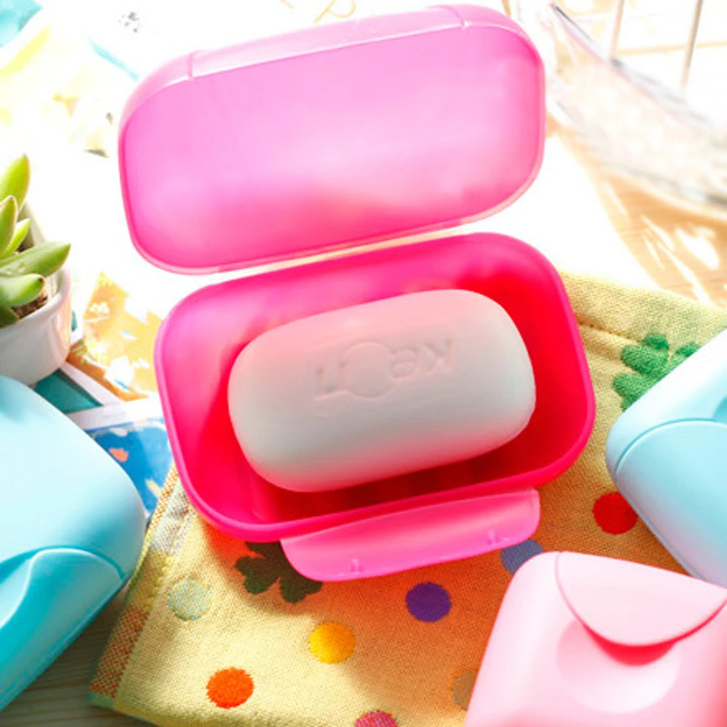 4 colors hot selling travel handmade soap box soap case dishes waterproof leakproof soap box