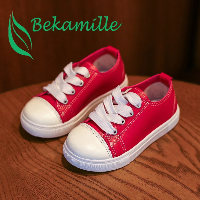 Bekamille/детская повседневная спортивная обувь для мальчиков и девочек однотонные