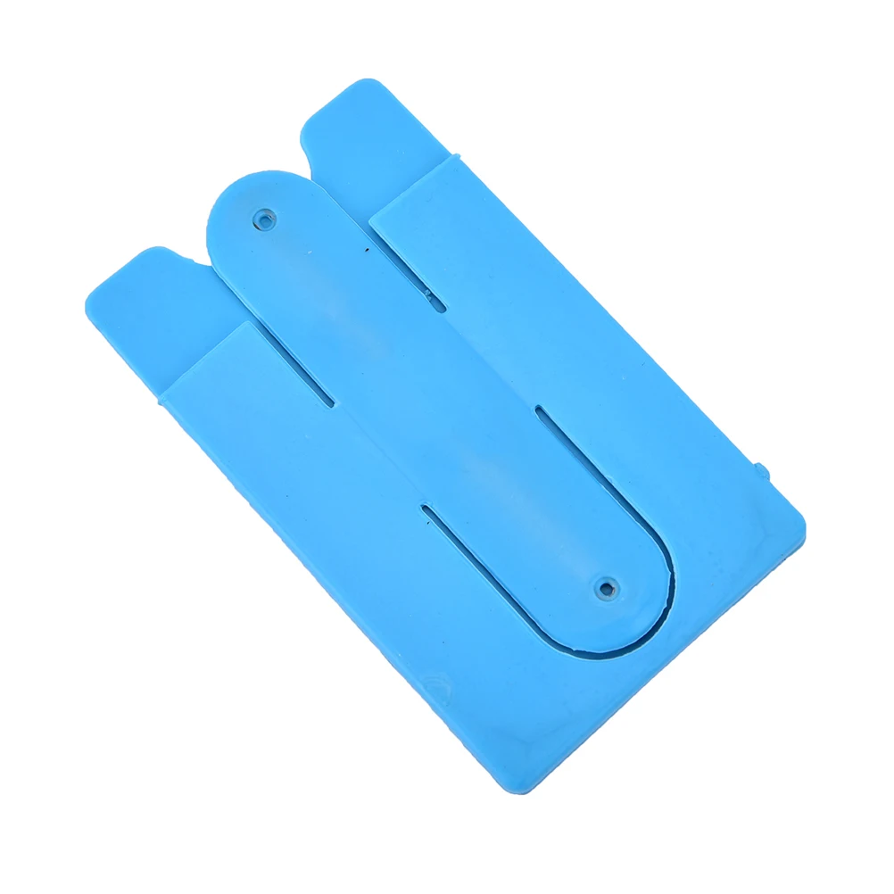 1 шт. модная клейкая наклейка задняя крышка Держатель для карт чехол для сотового телефона цветной держатель для карт - Цвет: sky blue