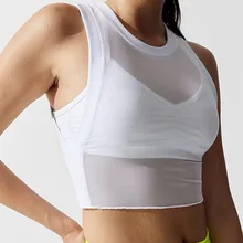 Спортивный бюстгальтер с полной чашкой, дышащий Топ, ударопрочный, крест-накрест, пуш-ап, бюстгальтер для тренировок для женщин, для спортзала, бега, йоги, фитнеса