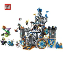 Просвещения 2317 войны of Glory замок рыцарей битва Bunker 1541 шт. строительный блок кирпич игрушка