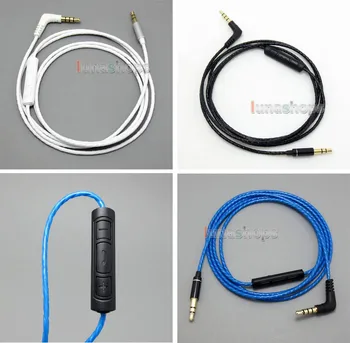 

3.5mm to 3.5 + Remote Headphone Cable For philips SHP9500 SHL5505 SHL5705 SONY MDR-1A 1R LN004934