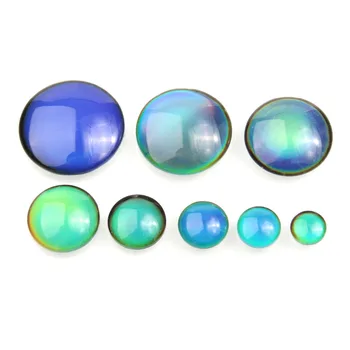 

10pcs/bag Cabochon Color Change by Temperature 8 10 12 14 16 18 20 25 30mm Round Shape for Making Jewelry DIY