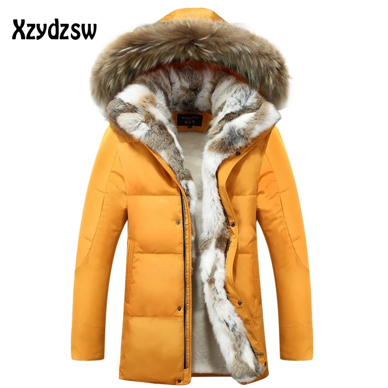 

2016 New Arrival Men Down Jackets Fur Collar Fashion Thick Warm Parka Casual Snow Men Winter Jackets 3XL.4XL.5XL Canada Goode