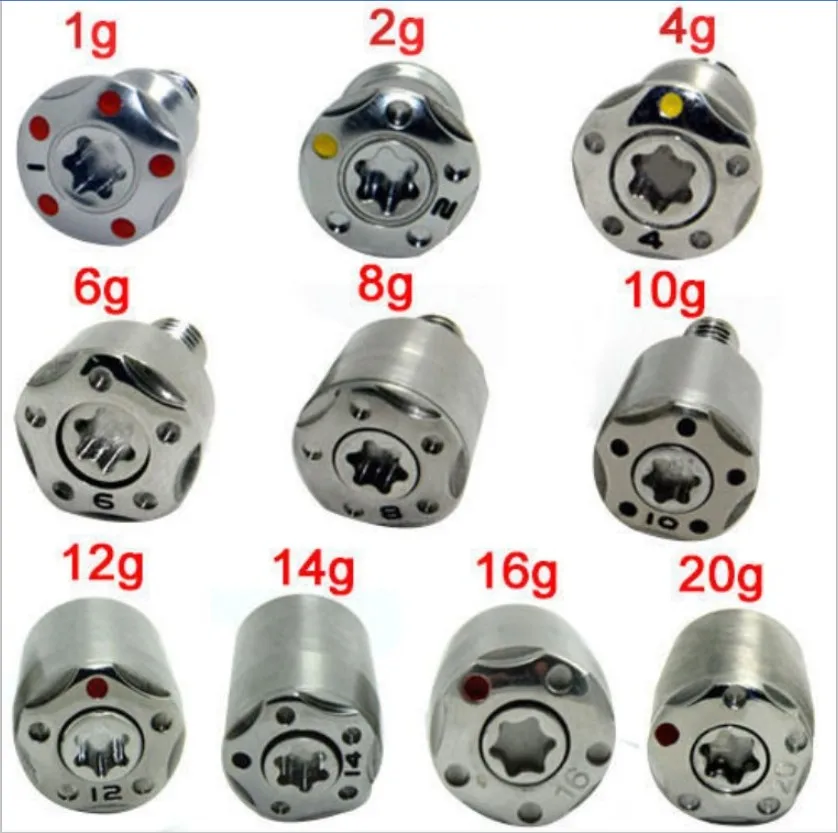 Free Shipping 1pcs R1 1g Weights For Golf R1 R7 R11s Driver Head putters Moveable Weight