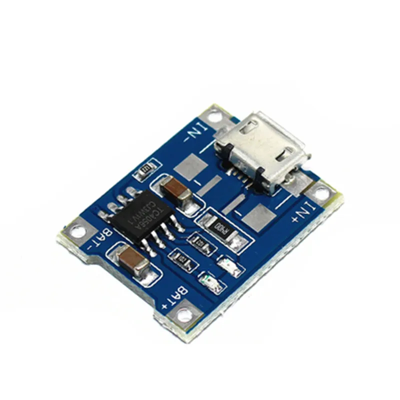 

5pcs Micro USB 5V 1A 18650 TP4056 Lithium Battery Charger Module Charging Board With Automatic Protection