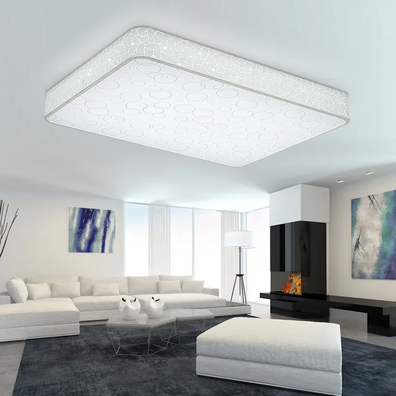 Round / Rectangular / Square LED Ceiling Light Residential ...