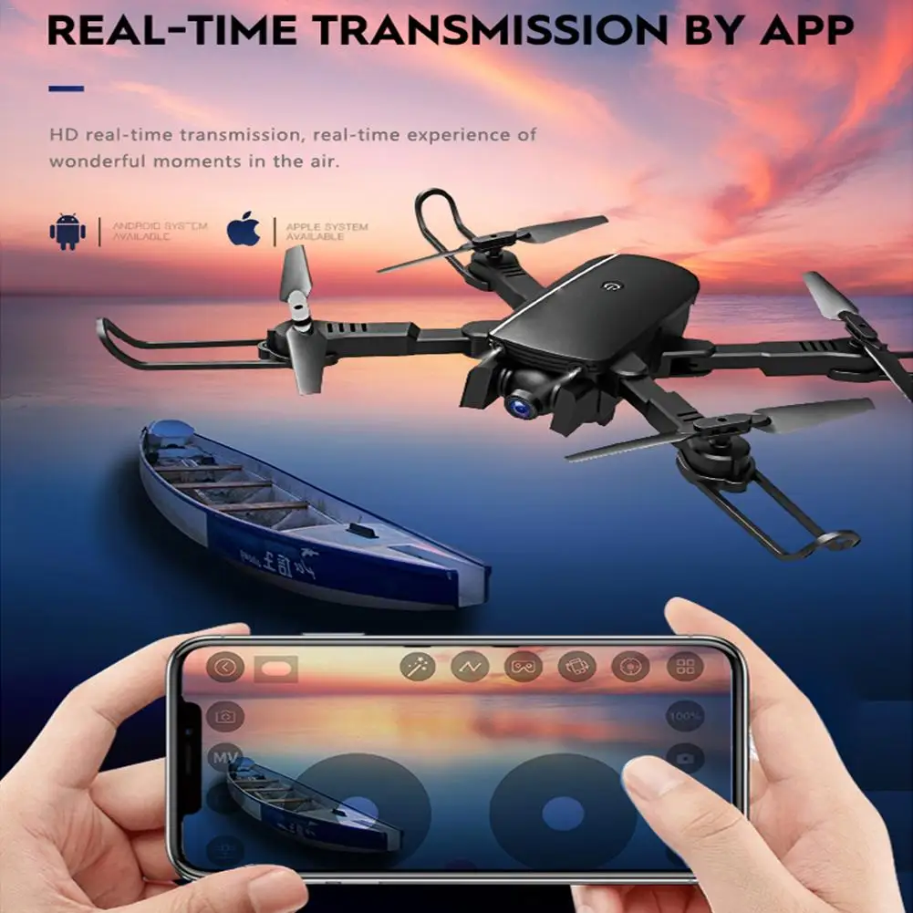 

2019 NEWEST 4K Aerial Photography Quadcopter Folding High Definition Optical Flow Drone with Dual Camera High Quality