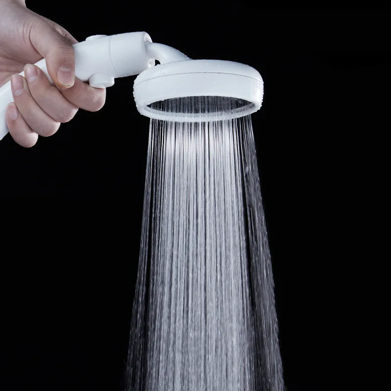 360 Rotation Handheld Shower Head ABS Slim Water Bathroom Sprinkler