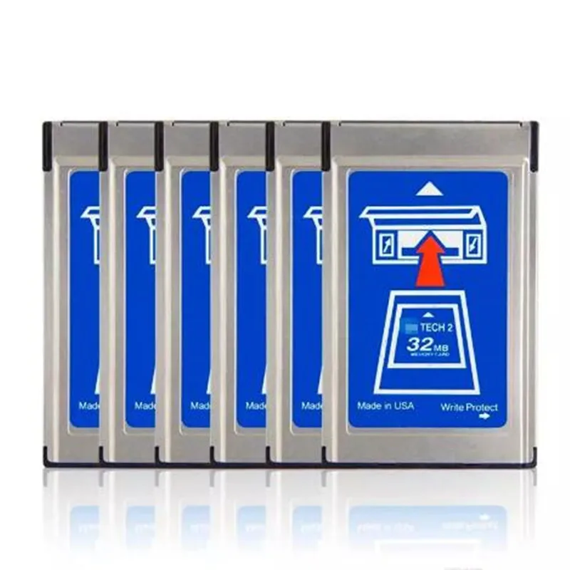 

2019 Top Selling Tech2 Card With 6 Software 32MB Card for G-M/S-AAB/O-PEL/SUZUKI/ISUZU/HOLDEN For Tech2 Diagnostic Tool Software