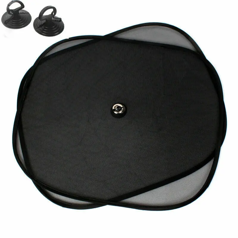 

2Pcs/Set 44*37cm Black Car Sun Shade Side Rear Car Window Sunshade Cover sun protectAuto Accessories parasole auto parasol coche