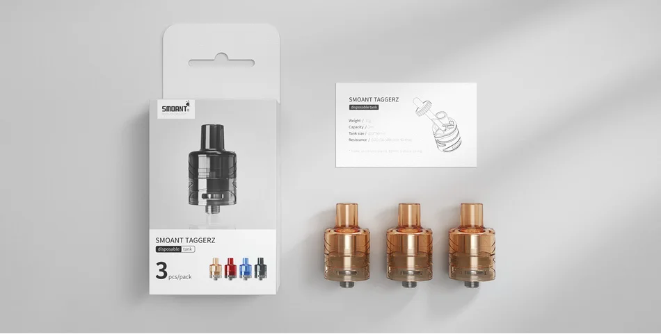 Smoant Taggerz Disposable Subohm Tank 2ml 3pcs