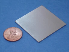 

NdFeB Magnet Block 1 1/2"x1 1/2"x1/16" thick Strong Neodymium Permanent Magnets Rare Earth Magnets Grade N42 NiCuNi Plated