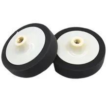 Губчатый круг винтовая пластина одна губка спонж Зеркало полировка колеса автомобиля красота полировальная пластина Воском Губка инструмент шар Чистка