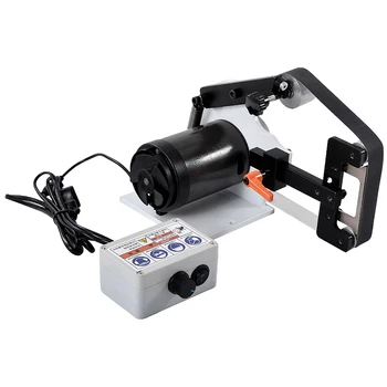 

GTmini-l Mini DIY Belt Sander Small Desktop Multi-functional Belt Machine Polisher Grinding Machine 220V 700W 0-32m/s (660*25mm)