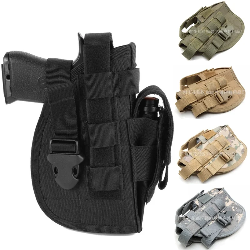 

Abay Molle Modular Pistol Holster Airsoft Tactical Gun Holster Right Hand Universal Military Hunting Shooting Belt Holsters