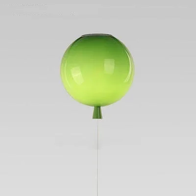 Современный красочный воздушный шар гостиная светодиодные потолочные светильники детская комната потолочный светильник для ресторана Hanglamp домашний деко - Цвет корпуса: Green