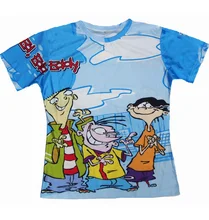 2016 neue Harajuku stil t-shirt Frauen/Männer Ed, Edd n Eddy Druck 3d t-shirt Casual tee tops plus größe S-3XL Freies verschiffen