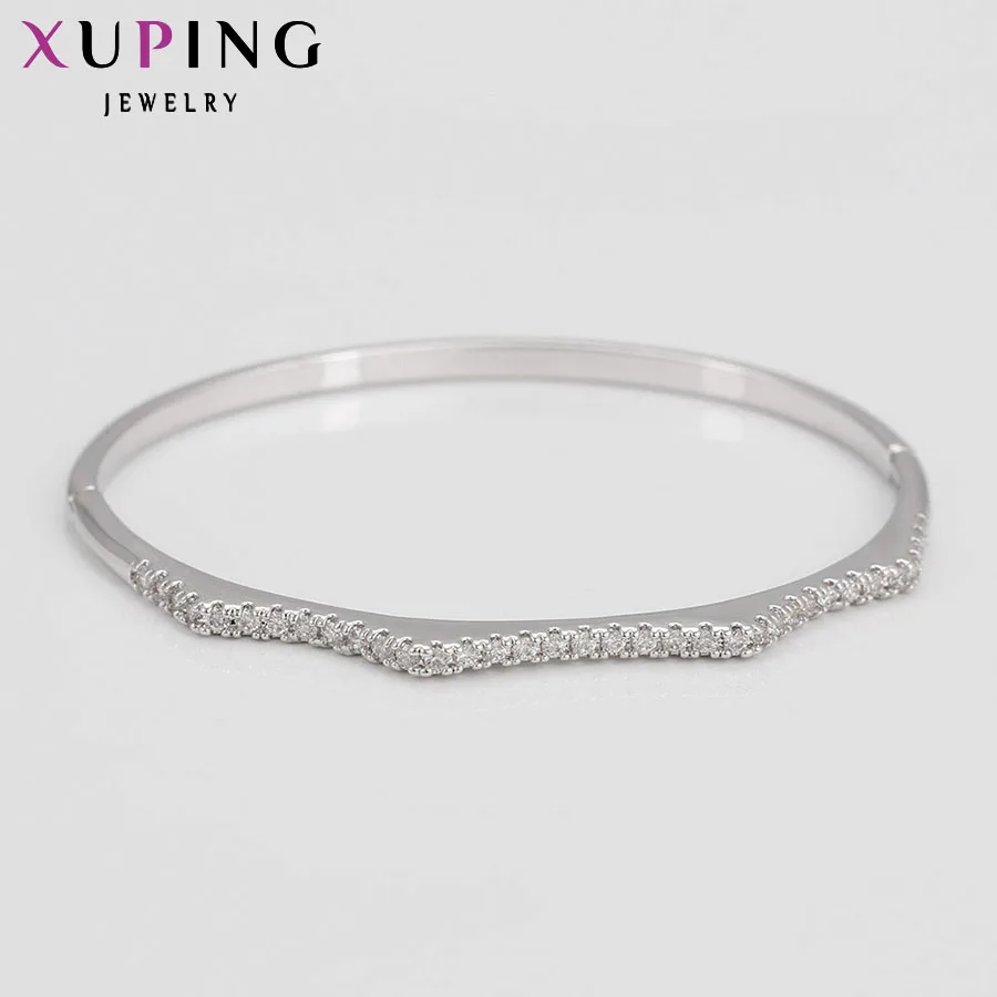 Xuping модный браслет дизайн синтетический кубический цирконий высокое качество ювелирные изделия для женщин Продвижение Подарок S6-51304