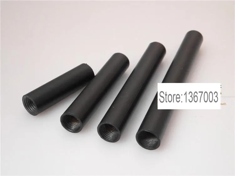 

3pcs Black M10 inner teeth tube straight tube connector to the door lighting accessories accessories DIY