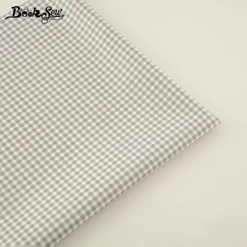 

New Arrivals 100% Cotton Fabric Grey and White Checks Designs Twill Fat Quarter Home Textile Material Bed Sheet for Patchwork