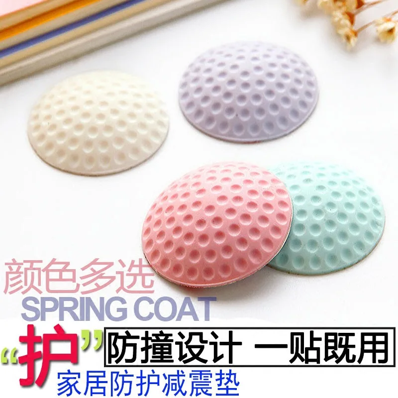 Thickening Mute Door Stick Colorful Rubber Handle Bumper Buffer Guard Stoppers Silencer Crash Pad Doorknob Lock