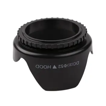 

Universal Screw Mount Flower Shape Cam Lens Hood for 52mm Inner Diameter Camera Lens
