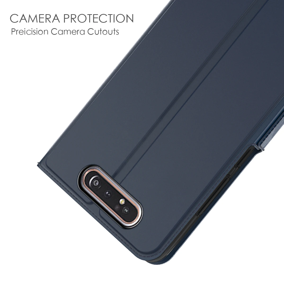 Чехол для Samsung A50 из искусственной кожи с откидной крышкой и подставкой чехол