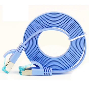 

High Quality 0.5-5m Cat6 Ethernet Flat Cable RJ45 Computer LAN Network Cord