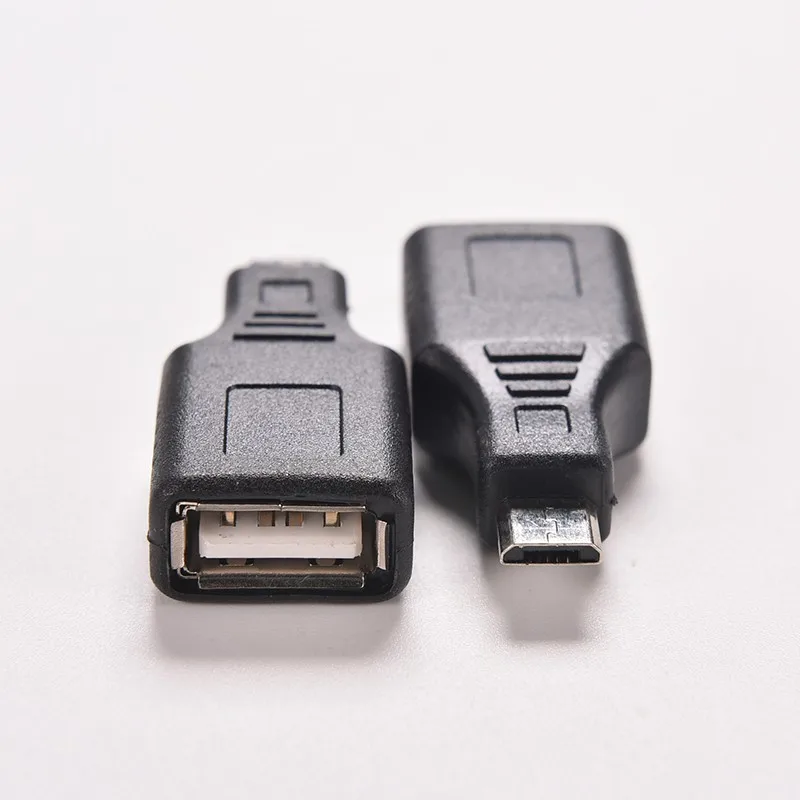 1 шт. черный F/M USB 2 0 A мама к Micro B 5 контактный штекер хост адаптер OTG конвертер
