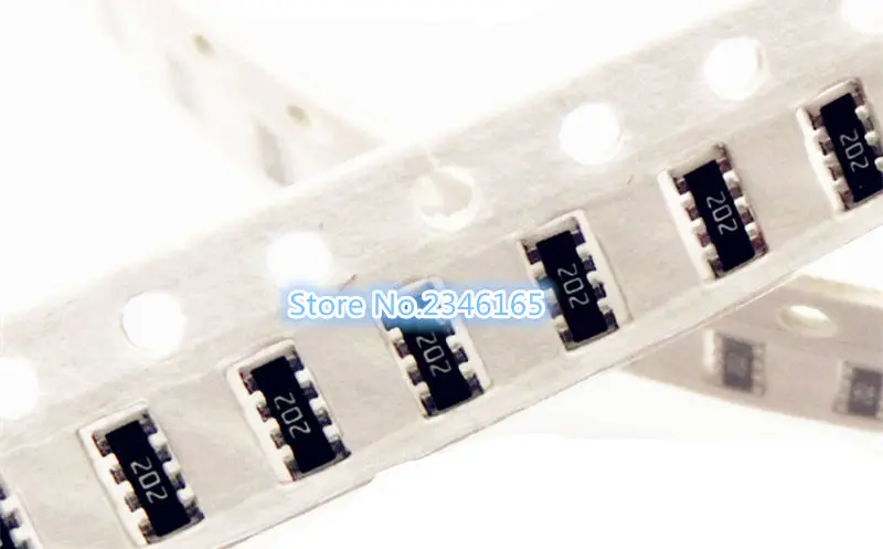 100 шт. 1 кОм 5% 0603 8P (2*4P) SMD чиповый резистор с толстой пленкой сетевой массив |