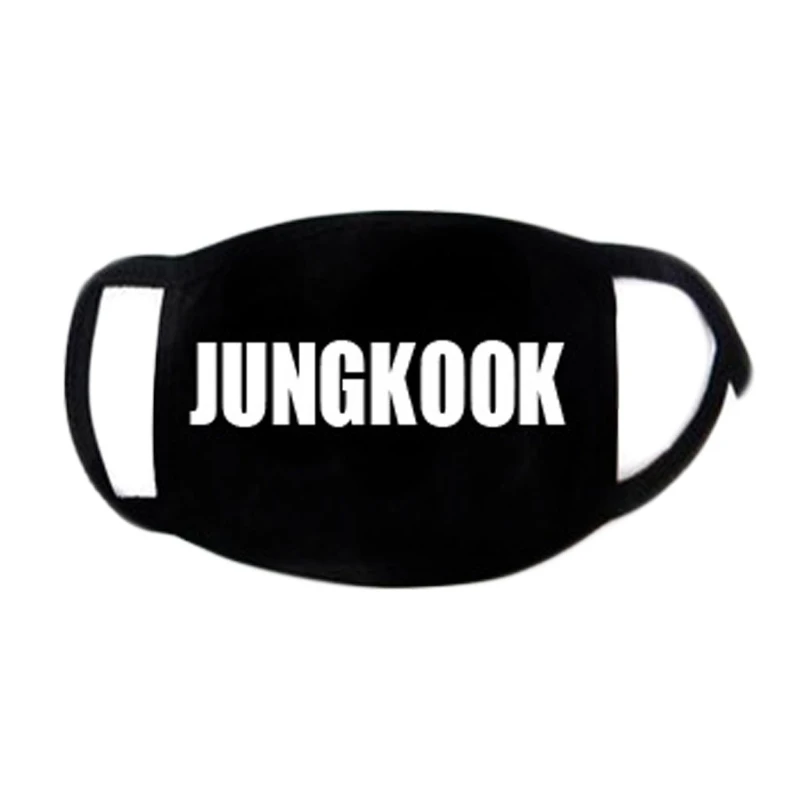 1 шт. БЦ моды анти пыли BTS маска Kpop хлопковая для губ Симпатичные Письмо рот