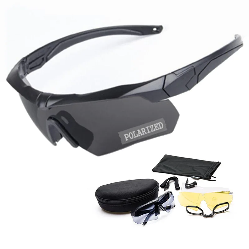 Armée Lunettes de protection paintball tir Lunettes tactique TR90 Polarisé