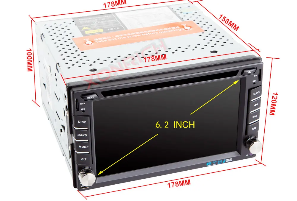 Flash Deal 2 Din Car Multimedia Video DVD Player  GPS Navigation Radio For Nissan Qashqai x-trail almera note juke  StereoAudio 17