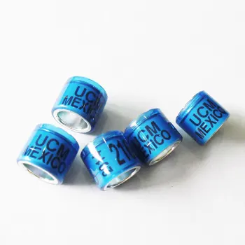 

700pc 8mm free shipping Aluminium with Plastic Pigeon Ring