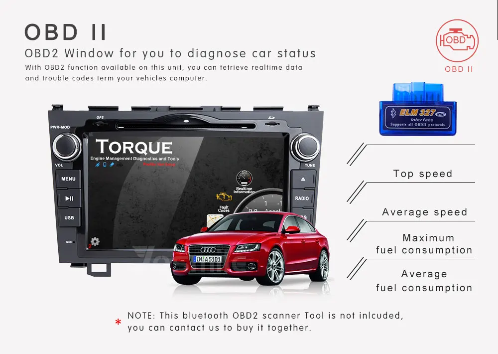 Excellent 2 Din Car DVD Player Radio For Honda CRV CR-V 2006 2007 2008 2009 2010 2012 GPS Navigation System Multimedia Head Unit Audio 16